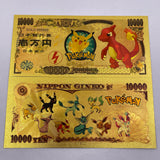 91 Designs Pocket Monster Gold Banknotes and coins for Selection