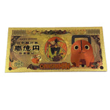 14 Designs Chainsaw Man Gold Banknotes for Selection